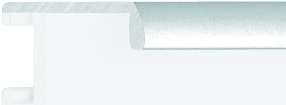 Silver mat frame 4mm