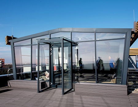 Reference project: Closed roof terrace